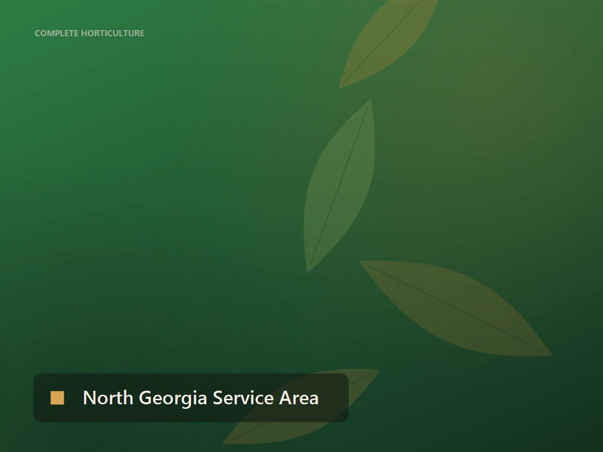 Map of North Georgia service area covering Cherokee, Cobb and Forsyth counties