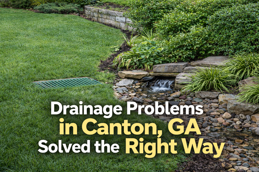 How Drainage Problems Can Be Fix With Landscaping