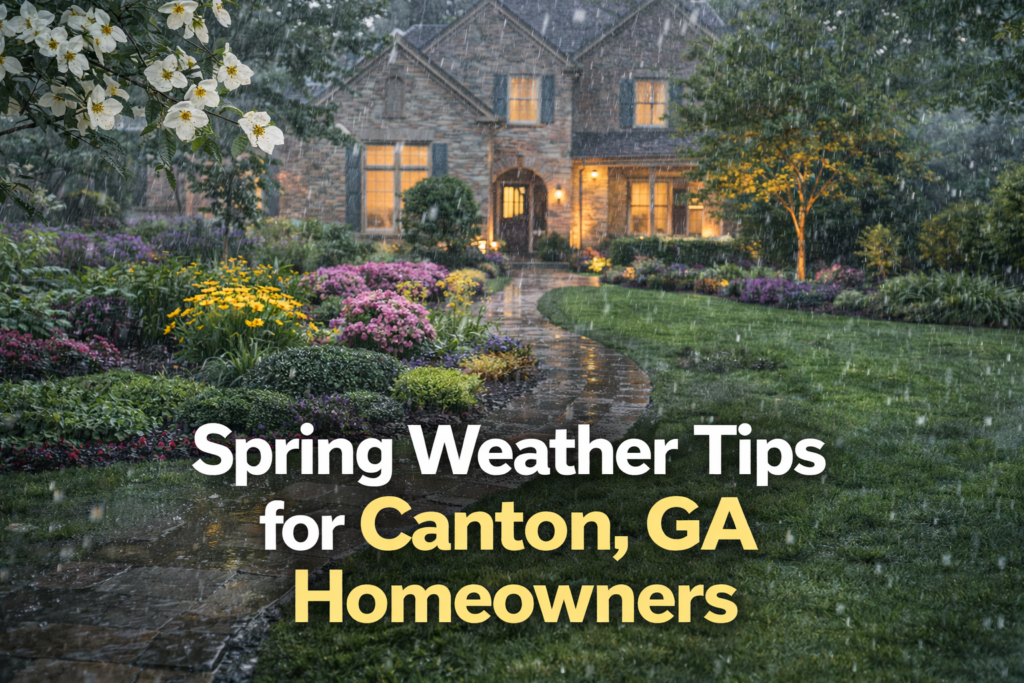 Spring Weather Landscape Tips Canton GA